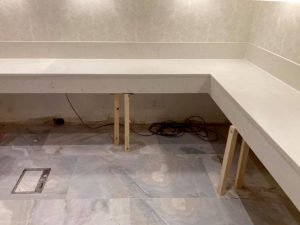 Commercial projects - quartz worktop