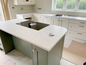 French White Silkstone Worktops Herefordshire Featured Image