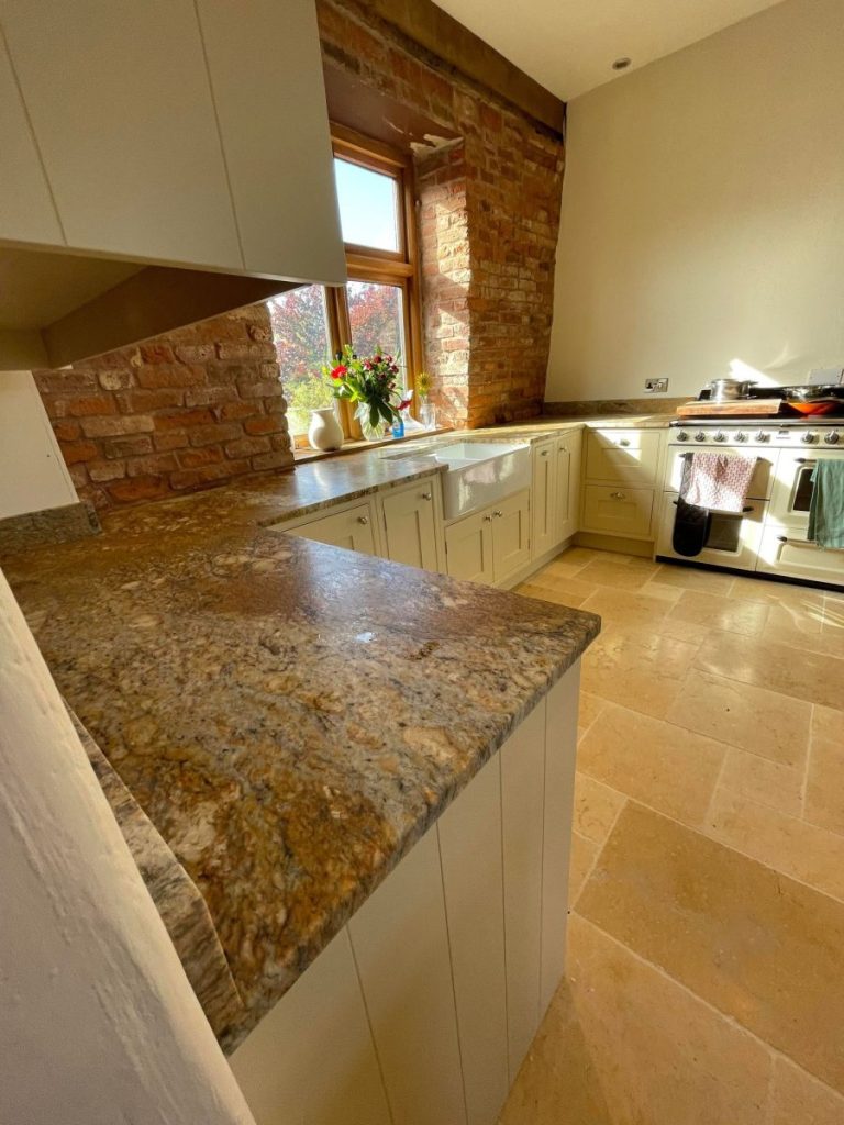 Pretoria granite kitchen worktops | bespoke installation by MGD, worktops fitted and supplied by us.