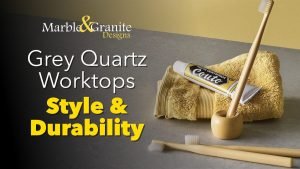 Grey quartz worktops