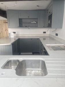 Carrara Quartz countertop 30mm 7