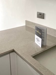 Cendre Unistone Worktops Fabrication Installation with MGD Custom Care Guide Manual