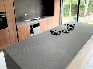 Dekton Laurent Worktops Fabrication Installation by MGD