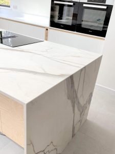 Porcelain Kitchen Island installed by MGD