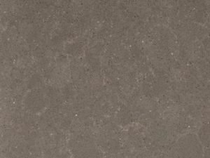 Earthy-brown stone-effect quartz surface with light, irregular veining - Diresco Belgian Earth swatch