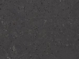 Cinder Craze dark grey stone-effect quartz swatch