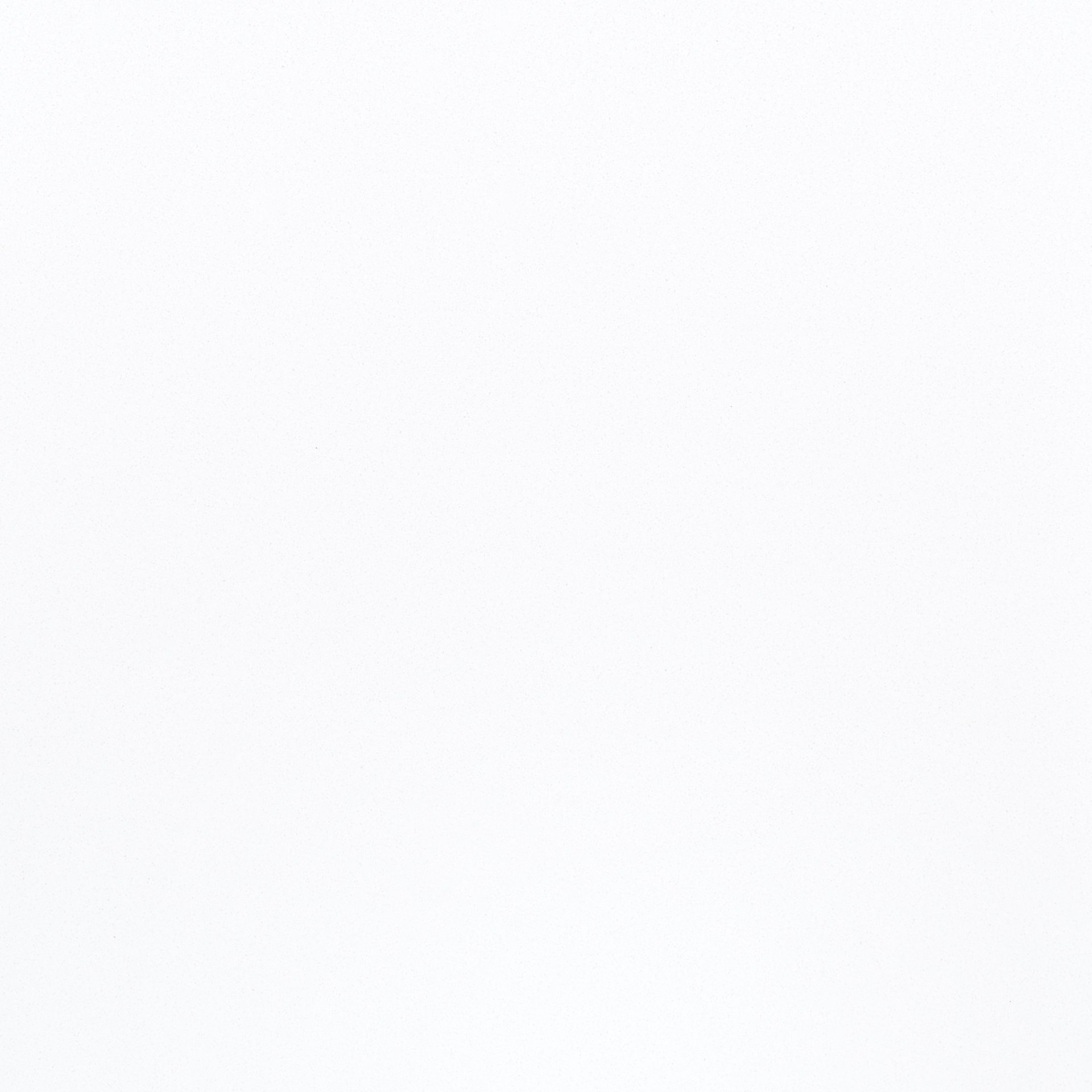 White fine-grained quartz surface with sparkling fragments - Technistone Crystal Polar White swatch