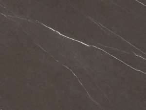 deep grey sintered stone swatch featuring white marble-effect veining - neolith pietra grey