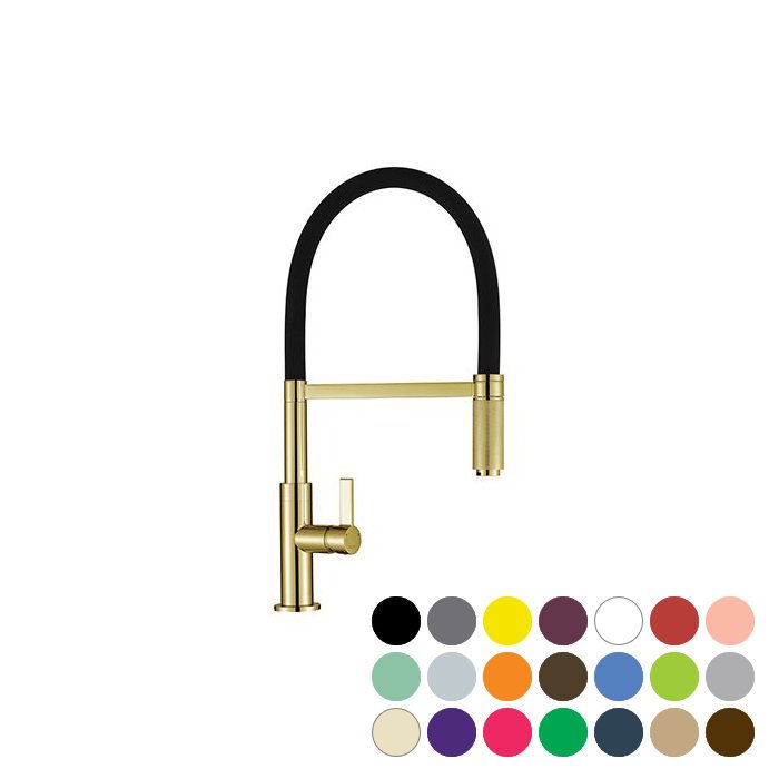 SPIRALE FLEXIBLE SPOUT (Gold Brass)