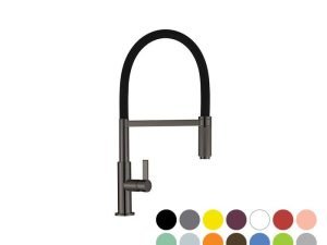 SPIRALE FLEXIBLE SPOUT – KNURLED (Gunmetal)