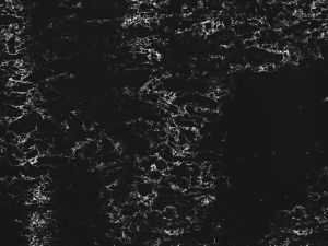 Black quartz surface with grey veining - Pearl Delta Technistone swatch