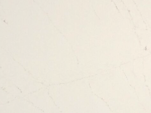 White mineral surface with delicate earthy veins across the face - 5112 Aterra Blanca swatch