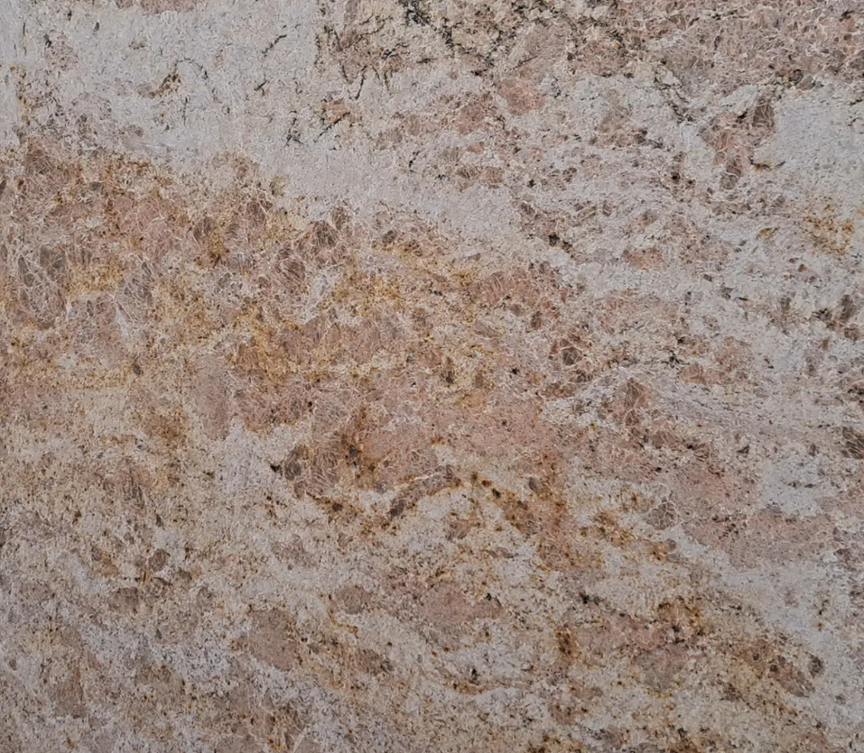 Colonial Brown Granite - Vibrant Pink-Orange Gneiss from India