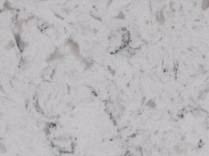 Siberia BQS swatch - white stone-effect worktop with beige and grey flecks/fragments across the surface.