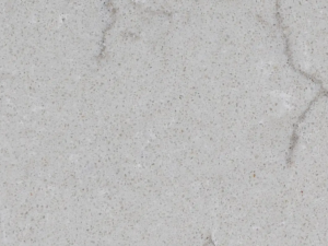 Roma BQS swatch - fine-grained white quartz with irregular veins for a stone-effect surface