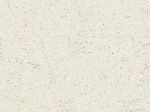 Fine-grained white quartz compound stone with shiny/reflecting grains spread over the surface - Bianco Galactica Unistone swatch