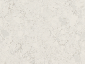 a sophisticated quartz surface featuring a subtle marble design with delicate veining in white and grey - Technistone Noble Arco swatch