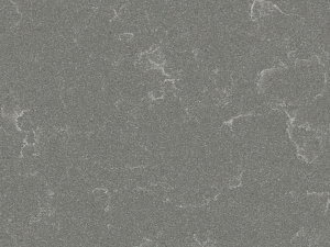 grey quartz surface with light-grey veining for a marble-style appearance - Technistone Noble Pro Cloud swatch