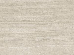 travertine-effect sintered stone kitchen worktop swatch - strata argentum neolith