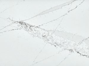 Silestone Ethereal Haze marble-effect white quartz swatch