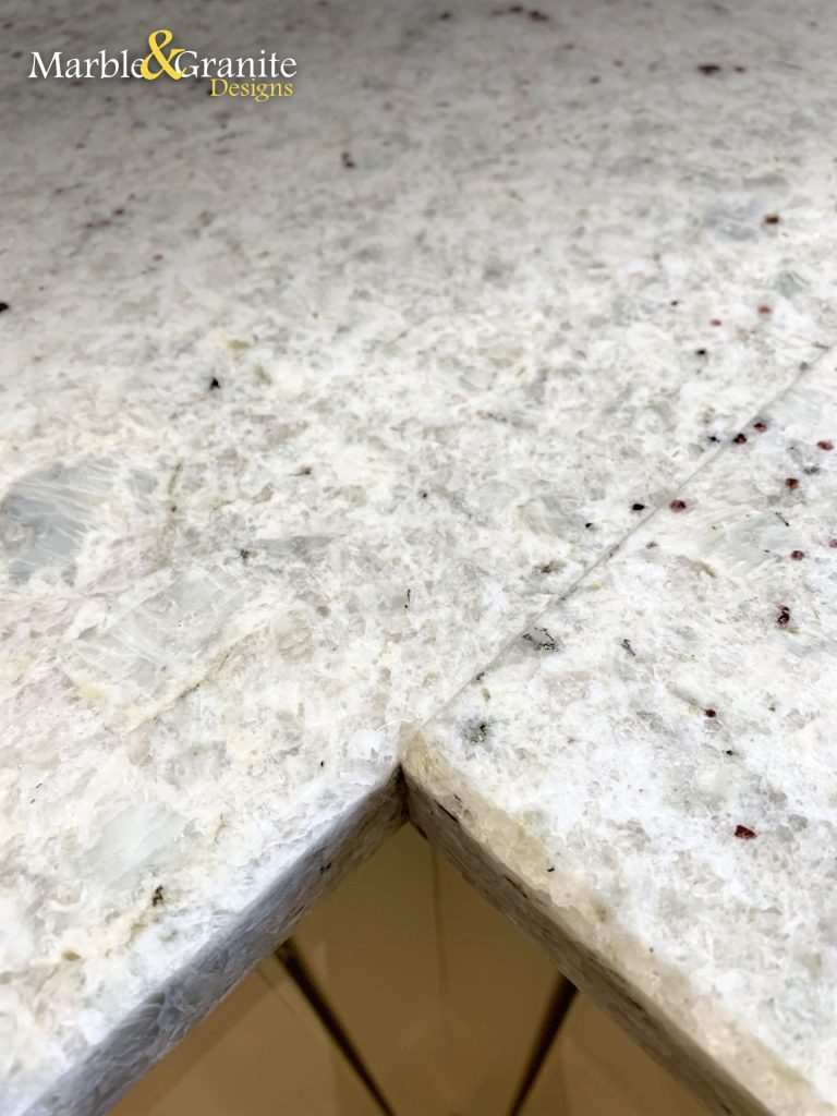 Colonial White Sensa Granite Kitchen Worktops Installation