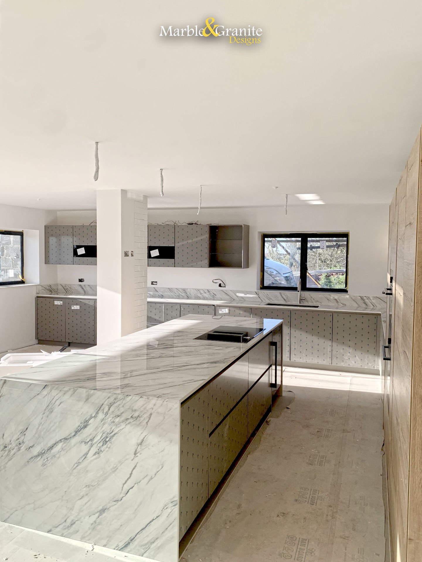 Pembrokeshire Dekton Worktops installed by Stone Fabricators Herefordshire, MGD (Marble & Granite Designs Ltd)