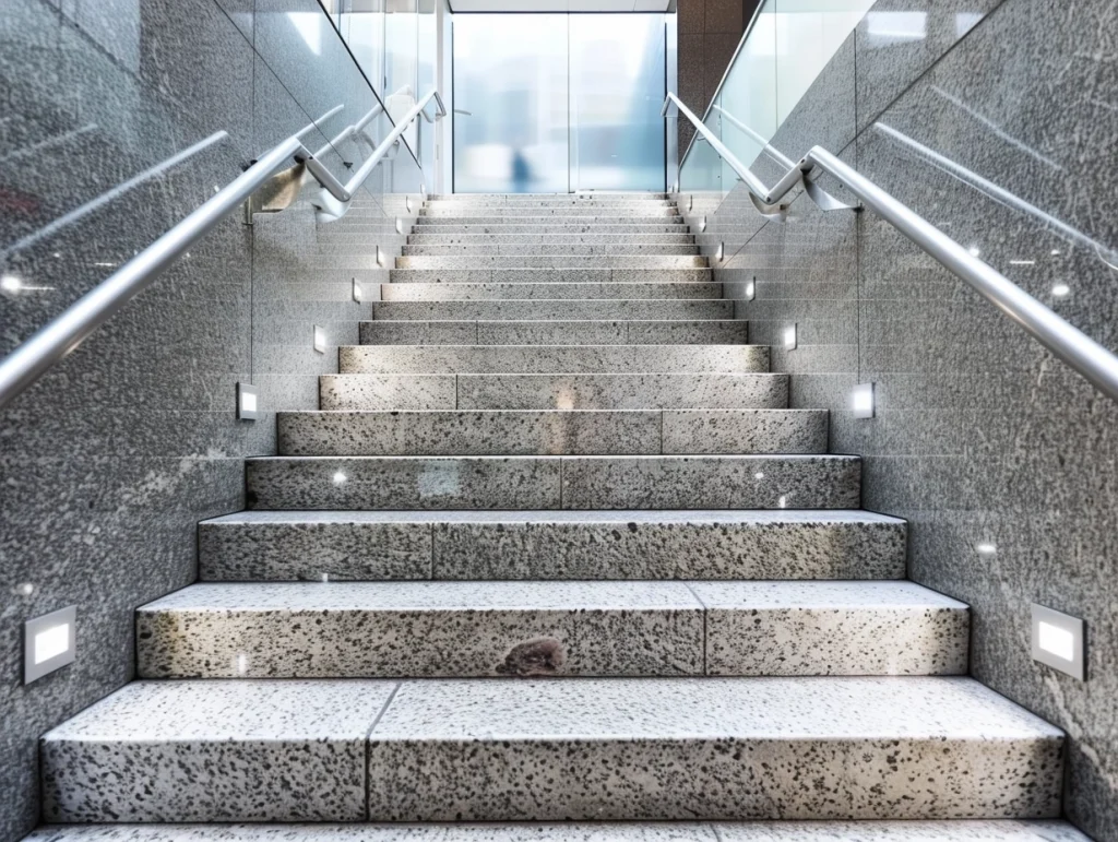 Granite staircase