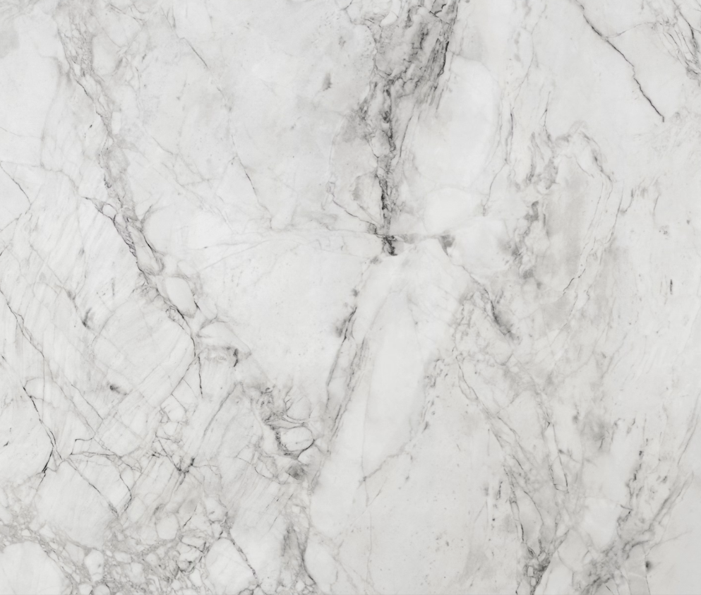 Dekton Bergen Marble-effect Swatch with a light grey and dark grey vein pattern.
