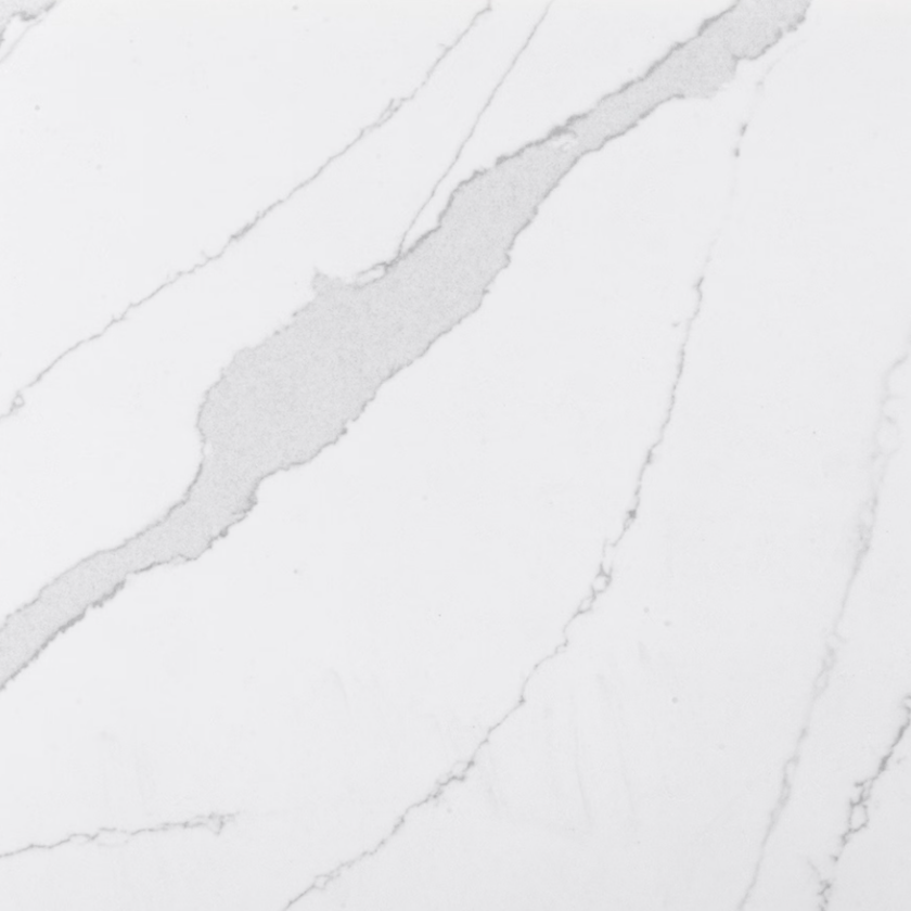 Silestone Classic Calacatta Swatch - white marble-effect quartz