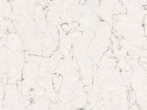 Silestone White Arabesque white marble-effect quartz swatch