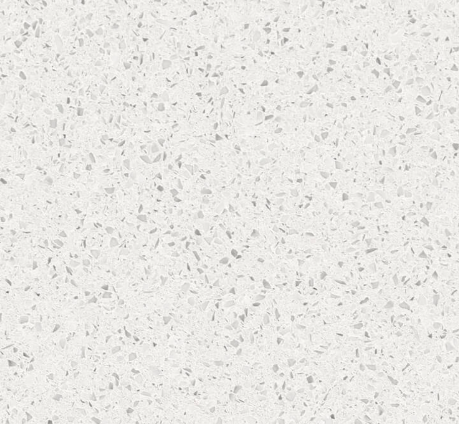A granular white quartz surface by Technistone - Elegance Eco Nev swatch