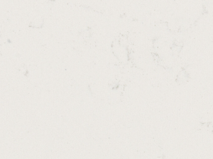 Fine-grained white quartz with subtle grey marble veins scattered across the surface - Technistone Noble Supreme White swatch