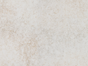 Warm white quartz surface interspersed with pinkish brown veining - Country Rose Technistone swatch
