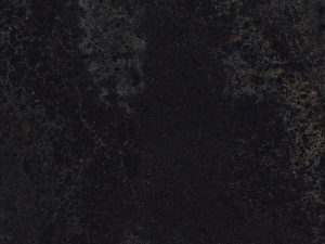 5820 Darcrest swatch | Veined Black Honed Quartz Worktop A mysteriously dark earthy base, enriched by tiny spots and sediments with a veil of organic ochres and brownish greens like erosion on a rocky hillside, enhanced by a honed finish.