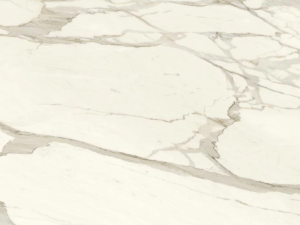 white marble-style porcelain surface with grey veining - calacatta bernini atlas plan swatch