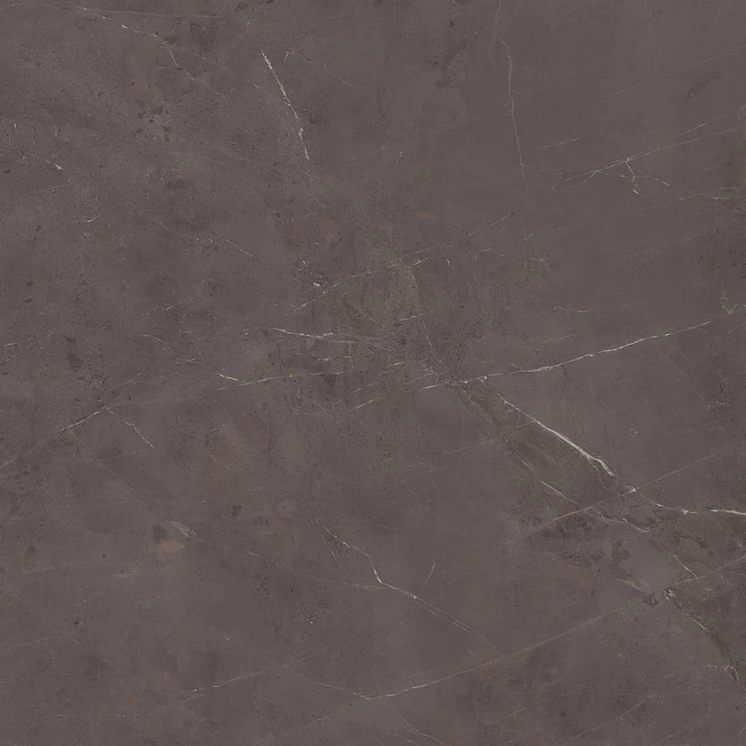 brown porcelain surface with light coloured veining for a marble-effect look - precious brown atlas plan