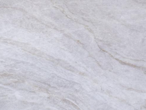 Product photo: Taj Mahal Quartzite is a stunning natural stone known for its refined and sophisticated appearance. Named after the iconic Taj Mahal, this quartzite features a soft, creamy ivory background adorned with subtle, flowing veins in hues of grey, beige, and gold. This gentle yet striking pattern evokes a sense of timeless elegance and luxury, making it a popular choice for discerning homeowners and designers.