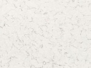 white marble-effect quartz worktop swatch - arabesque silkstone