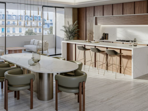 Blanc Elysee Silestone Tabletop and Kitchen worktops image