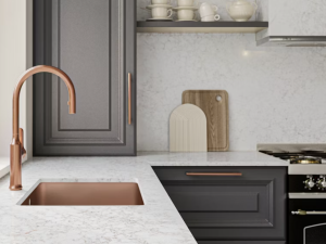 Riviere Rose Silestone Kitchen Worktop