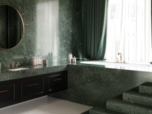 Jardin Emerald Silestone Bathroom Surfaces