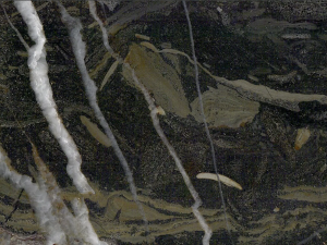 Quartzite Laurent – Bold Brown-Black Stone with White Veins