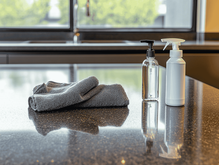 Care and maintenance of stone worktops